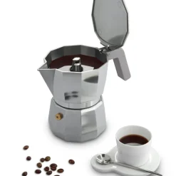 Alessi MOKA Espresso pannu 3:lle kupille alumiini