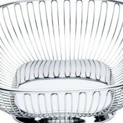 Alessi Neliönmallinen teräslankakori