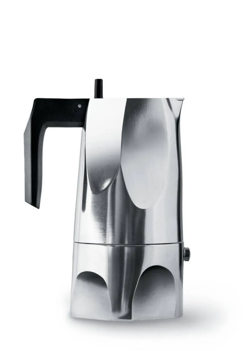 Alessi Ossidiana espressopannu 3 kuppia alumini