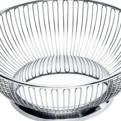 Alessi Pyöreä teräslankakori