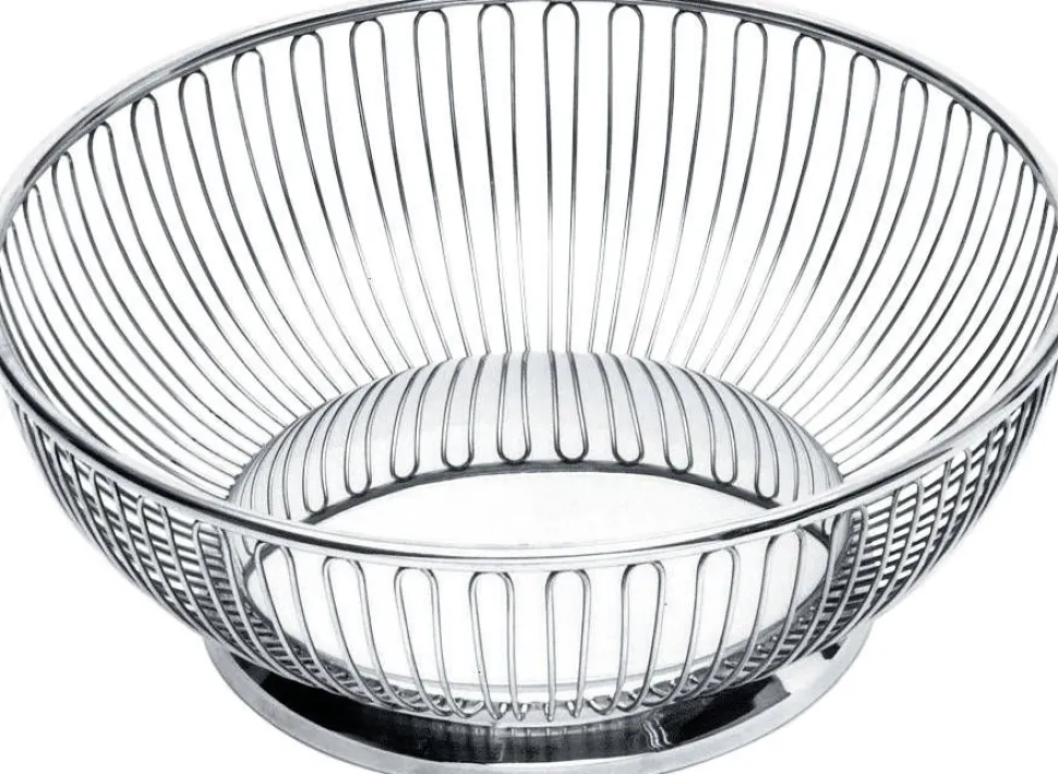 Alessi Pyöreä teräslankakori