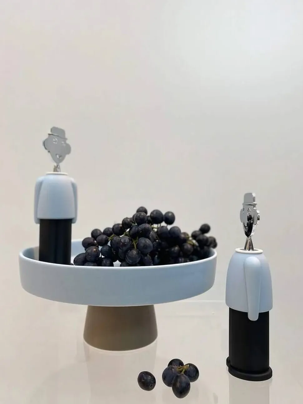 Alessi viinipullonavaaja Alessandro M. siniharmaa