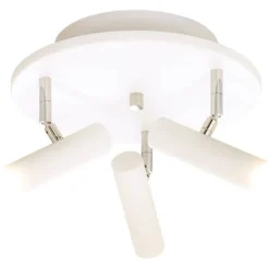 Aneta Lighting kattospotti Artic LED  3-os. pyöreä valkoinen/kromi