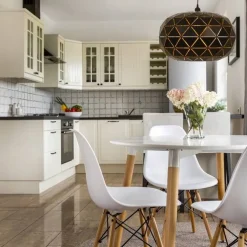 Aneta Lighting kattovalaisin Lattice 50 cm musta