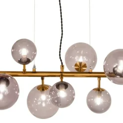 Aneta Lighting kattovalaisin Molekyl 9-os antiikki/savunharmaa
