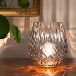 Aneta Lighting Ottilia pöytävalaisin savunharmaa