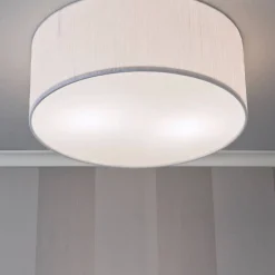 Aneta Lighting plafondi Bendir ø 38 valkoinen rypytetty