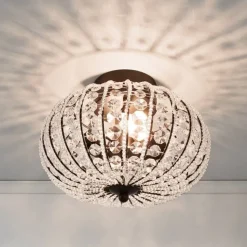 Aneta Lighting plafondi Edda musta