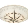 Aneta Lighting plafondi Kompass 42 cm valkoinen/musta