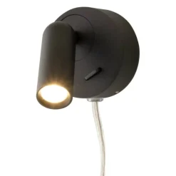 Aneta Lighting seinävalaisin Fenja LED musta