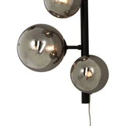 Aneta Lighting seinävalaisin Molekyl musta