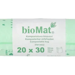 Biomat bio roskapussi sangallinen 20 kpl 30 l
