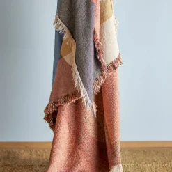 Bloomingville Arni Throw, Brown, Recycled Cotton