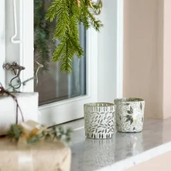 Bloomingville kynttilälyhty Myr valkoinen 2 kpl