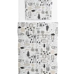 Familon Kaverit Organic vauvan pl+tl setti 85x125/35x45 kaakao