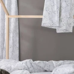 Familon Norppa Organic lasten pl+tl setti mustavalk 120x160/40x60
