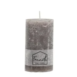 Fanni K Home pöytäkynttilä Rustiikki 6,8x12 cm harmaa