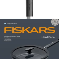 Fiskars Hard Face paistokasari 28 cm kannella
