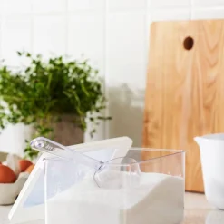 Gastromax säilytyspurkki 1,65 L kirkas/valkoinen