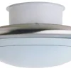 Heat Alfa plafondi 31 cm harjattu teräs