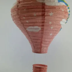 Heat Balloon riisipaperivarjostin 40 cm oranssi