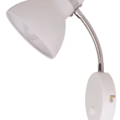 Heat Oscar seinävalaisin 23 cm valkoinen