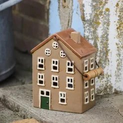 IB Laursen talolyhty Nyhavn puukahvalla vihreä ovi