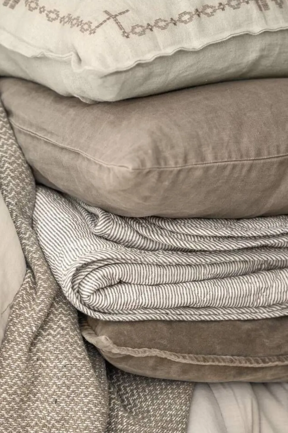 IB Laursen tyynynpäällinen sametti linen