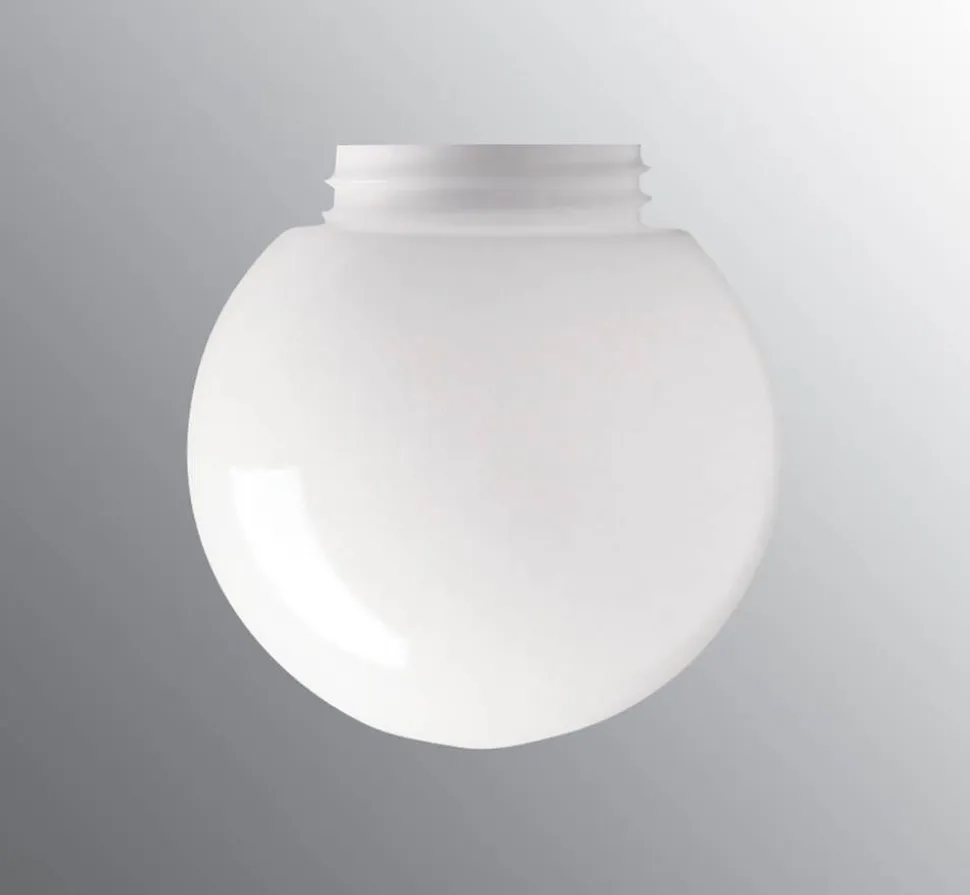 Ifö Electric Lasikupu pyöreä, Ø150mm, kiiltävä opaali, kierre 84,5mm