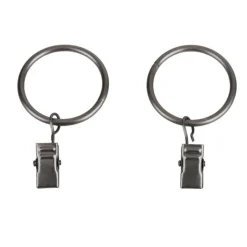 Ihanin verhorenkaat nipistimellä 25/32 mm antrasiitti