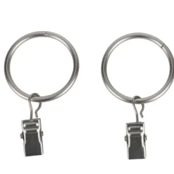 Ihanin verhorenkaat nipistimellä 25/32 mm teräs