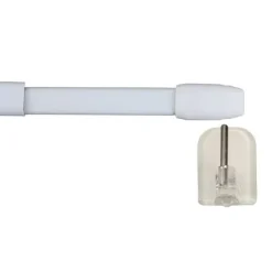 Ihanin verhotanko Cafe-mini 125-220 cm valkoinen
