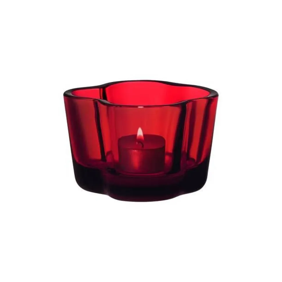 Iittala Aalto Kynttilälyhty 60 mm karpalo