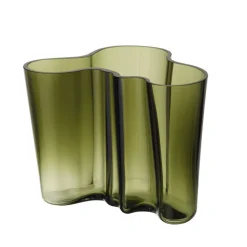 Iittala Aalto Maljakko 160 mm sammaleenvihreä