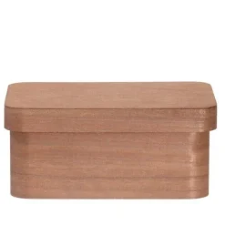 4Living puulaatikko kannella 25x17x11 cm ruskea