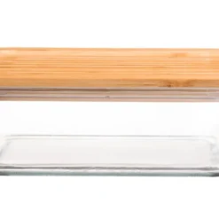 Maku säilytysrasia 1,52 L lasi/bambu