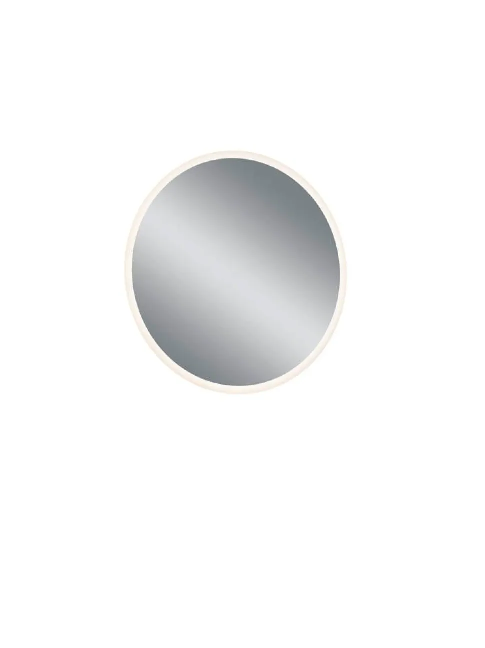 Mirrors and More peili Aura LED-valolla Ø60 cm peililasi IP4