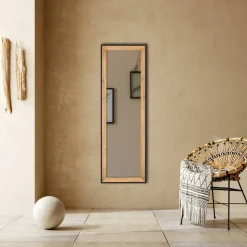Mirrors and More peili Branda 50 x 150 cm tammi/musta