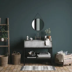 Mirrors and More peili Cornelia Ø55 cm musta