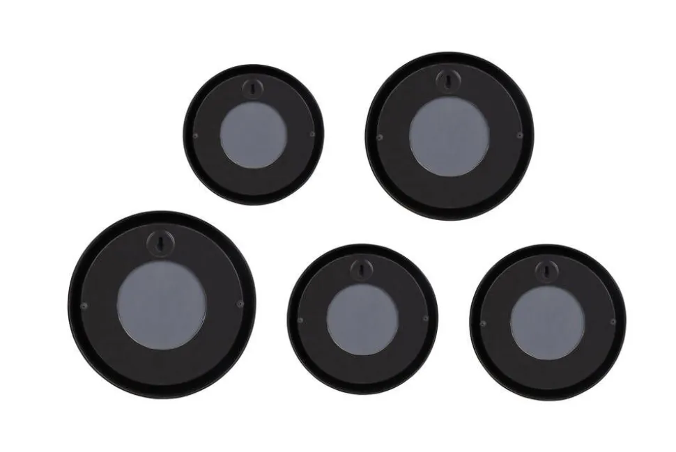 Mirrors and More peilisetti Vivien 5-pack musta