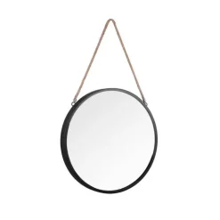 Mirrors and More peili Taira Ø40 cm musta narulla