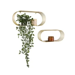 Mirrors and More seinähyllysetti Joyce 2-pack kulta