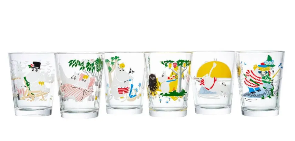 Moomin Arabia juomalasi 22 cl Iltauinti