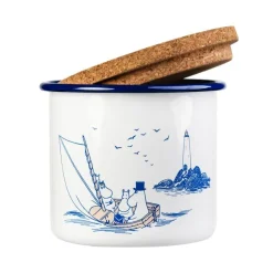 Muumi emalipurkki korkkikannella Sailors 1,3 L