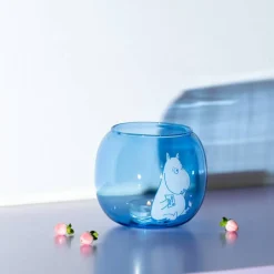 Muurla Muumi kynttilälyhty Muumipeikko sininen 9,5 cm