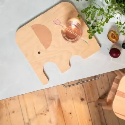 Muurla norsu Chop&Serve -lauta M vaaleanpunainen