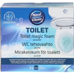 Nord Clean WC-tehovaahtojauhe 5 annospussia