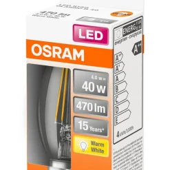 Osram LED kynttilälamppu 470lm 2700K E14