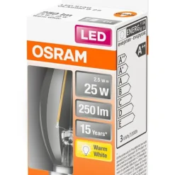 Osram LED kynttilälamppu 250lm 2700K E14
