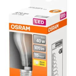 Osram LED vakiolamppu 470lm 2700K E27